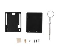 Custodia protettiva per circuito stampato Scatola di progetto per componenti elettronici in lega di alluminio per R3 (Nera)