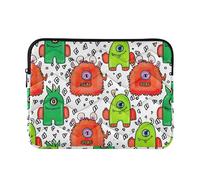 Custodia protettiva per computer portatile con simpatici mostri dei cartoni animati, custodia protettiva per computer da lavoro, per Mac Air da 13 pollici, universale, grande