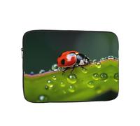 Custodia protettiva per computer portatile con stampa coccinella a sette stelle adatta per viaggi e ufficio da 17 pollici