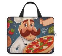 Custodia protettiva per computer portatile da 12 pollici Chef Pizza da viaggio d'affari Custodia protettiva per computer portatile o tablet