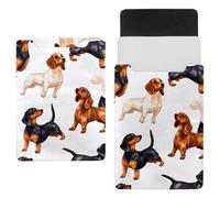Custodia protettiva per computer portatile da 14 pollici, impermeabile, sottile, per tablet e notebook, con simpatici cani bassotto Wiener