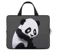 Custodia protettiva per computer portatile da 15", ultra sottile, leggera e impermeabile, in neoprene resistente, con cinghia da polso