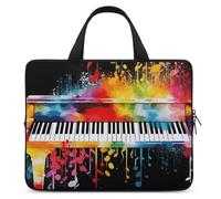 Custodia protettiva per computer portatile da 17 pollici con tastiera e pianoforte colorata per laptop da 17 pollici, custodia protettiva per computer portatile o tablet