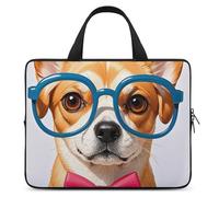 Custodia protettiva per computer portatile da 30,5 cm con morbido papillon per cani e animali domestici, custodia protettiva per computer portatile o tablet da 30,5 cm