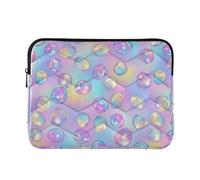 Custodia protettiva per computer portatile sottile con bolle arcobaleno sfumate pastello carino custodia protettiva per computer da lavoro Apple da uomo custodia per computer Pro 13 pollici manica