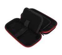 Custodia protettiva per console di gioco Custodia rigida Custodia protettiva portatile con doppia cerniera per interruttore Materiale EVA Durevole Resistente agli urti Design (Cerniera rossa regolare)