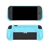 Custodia protettiva per console Switch 2, cover in TPU monopezzo con design agganciabile, guscio sottile antiurto compatibile con Dock Station NS 2, accessori da gioco antigraffio (blu)