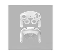 Custodia protettiva per controller Gamecube Nintendo GC, colore bianco, con impugnatura protettiva, parti di ricambio