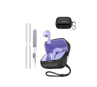 Custodia protettiva per cuffie Anker Soundcore K20i, resistente ed ecologico, con fori precisi e compatibilità di carica, antiurto, piacevole al tatto, nero
