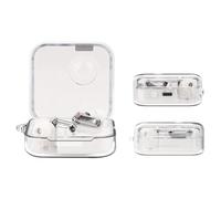 custodia protettiva per cuffie, custodia da appendere con anti-ost, custodia morbida in silicone per niente (1) scatola di ricarica