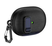 Custodia protettiva per cuffie Huawei FreeBuds Pro 5 con supporto per telefono e blocco custodia protettiva per cuffie modello litchi custodia antigraffio per auricolari per viaggi all'aperto