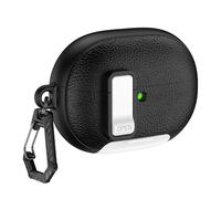 Custodia protettiva per cuffie Huawei FreeBuds Pro 5 con supporto per telefono e blocco custodia protettiva per cuffie modello litchi custodia antigraffio per auricolari per viaggi all'aperto