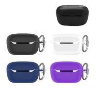 Custodia protettiva per cuffie JBL Endurance Race 2, custodia protettiva in silicone semplice tinta unita antipolvere (nero)