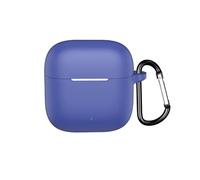 Custodia protettiva per cuffie OPPO Enco Air 4i 2025 BT, custodia in silicone per auricolari wireless OPPO Enco Air 4i, custodia antiurto con moschettone (blu scuro)
