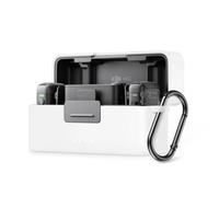 Custodia protettiva per DJI Mic 2 Custodia completamente protetta Custodia per il trasporto Microfono Cover per DJI Mic 2 Microfono Wireless, bianco, Protettore di goccia in