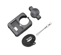 Custodia protettiva per DJI Osmo 360, custodia in silicone morbido con copriobiettivo Osmo 360, cordino anti perdita, custodia protettiva e protezione per obiettivo per DJI Osmo 360 accessori