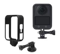 Custodia protettiva per DJI OSMO 360, lunetta in plastica con adattatore di montaggio, custodia protettiva per fotocamera panoramica OSMO360 (nero, versione base)