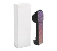 Custodia protettiva per DJI Pocket 3 con borchie di diamanti, custodia per fotocamera con giunto cardanico spesso 3 mm, resistente ai graffi, con design flip top e ricarica (sfumato)