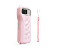 Custodia Protettiva per DJI Pocket 4 Pro Organizzatrice con Cinghia，Rosa | Rivestimento Morbido, Spazio Micro Luce Filtro Scheda SD, Blocco Sicuro, Cinghia a Mano, Punti di Ancoraggio