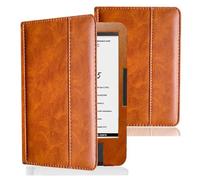 Custodia protettiva per e-book Onyx Boox Bering 5/4/3/2/1, custodia magnetica in PU per libri dei lettori con scarto manuale (marrone)
