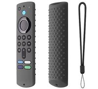 Custodia protettiva per Fire TV Stick (terza generazione) custodia in morbido silicone per telecomando di terza generazione, anti-caduta e antipolvere, colore grigio scuro