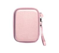 Custodia protettiva per fotocamera, custodia in pelle sintetica, adatta per vari modelli di fotocamere, custodia in pelle PU, Oro rosa