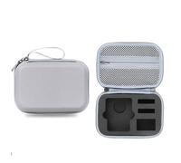 Custodia protettiva per fotocamera DJI Osmo 360, antipolvere, antiurto, con doppia cerniera e tasca in rete integrata, fodera in EVA anti-compressione per accessori per fotocamera, Grigio, Unisex