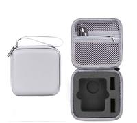 Custodia protettiva per fotocamera DJI OSMO 360, mini borsa da viaggio compatta con fodera in EVA e scomparto organizer in rete, antiurto e impermeabile, Pu Grigio, Unisex