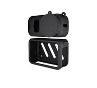 Custodia protettiva per fotocamera DJI Osmo Nano, copertura in silicone con copriobiettivo e fori per cordino, antigraffio, antipolvere, antiurto, per accessori per fotocamera con pollice, Nero