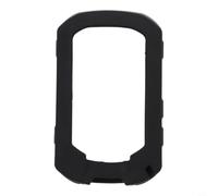 Custodia protettiva per Garmin Edge 850 550 in silicone liquido, protezione integrale per assorbimento degli urti e accessori GPS per bici, colore grigio (nero)