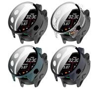 Custodia protettiva per Garmin Forerunner 70/170/170 Music Screen Protector, custodia protettiva completa, custodia protettiva rigida in PC con pellicola protettiva, confezione da 4