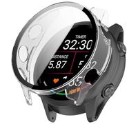 Custodia protettiva per Garmin Forerunner 70/170/170 Music Screen Protector, custodia protettiva completa, custodia protettiva rigida in policarbonato con pellicola protettiva, trasparente