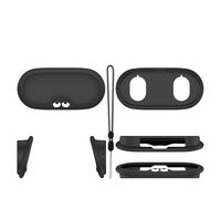 Custodia Protettiva per Google TV Streamer 4K, Custodia Protettiva in silicone Antigraffio A Prova di Polvere per Google TV Streamer 4K Accessori (Nero)