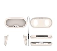 Custodia Protettiva per Google TV Streamer 4K, Custodia Protettiva in silicone Antigraffio A Prova di Polvere per Google TV Streamer 4K Accessori (Bianco)