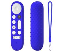 Custodia protettiva per Google TV Streamer 4K TV 2024, custodia morbida in silicone per controller Google GY3LE, custodia antipolvere e resistente alle cadute (blu)