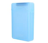 Custodia protettiva per hard disk, HDDSSD da 3,5", antiurto, antistatica, in ABS, trasparente, per hard disk esterno HDDSSD (blu)