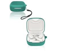 Custodia protettiva per Huawei FreeArc Wireless Earbuds, custodia in silicone morbido con cordino, delicata sulla pelle e resistente, verde