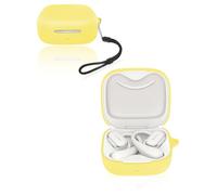 Custodia protettiva per Huawei FreeArc Wireless Earbuds, custodia morbida in silicone con cordino, delicata sulla pelle e resistente, giallo