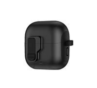 Custodia protettiva per Huawei FreeClip 2 con supporto, antiurto, chiusura magnetica per auricolari wireless, supporto ricarica wireless e anti perdita per accessori per custodia di ricarica (nero)