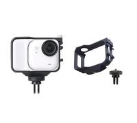 Custodia protettiva per Insta360 Go Ultra, custodia a gabbia di espansione per fotocamera con adattatore di montaggio, custodia in plastica per Go Ultra Action Camera (nero)