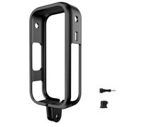 Custodia protettiva per Insta360 X6, con adattatore a vite da 0,25" | Supporto a gabbia per fotocamera, con sostituzione rapida della batteria e supporto treppiede, accessori per action camera