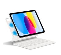 Custodia protettiva per iPad con tastiera Bluetooth White iPad Pro 11 M2 - Nouvo