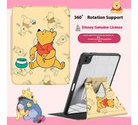 Custodia protettiva per iPad Disney Winnie the Pooh con supporto rotante per Air 5, nuova custodia in acrilico per tablet da 10,9 pollici con slot per penna, custodia per tablet da 10 pollici, anti-ca