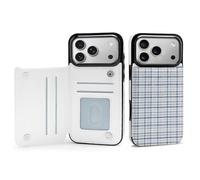 Custodia protettiva per iPhone 17 con motivo a righe alla moda a prova di caduta e antiurto, per Apple serie 17 (iPhone 17 Pro Max, stampa scozzese)