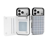 Custodia protettiva per iPhone 17 con motivo a righe alla moda a prova di caduta e antiurto, per Apple serie 17 (iPhone 17 Pro, stampa scozzese)