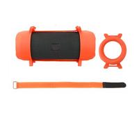 Custodia protettiva per JBL FLIP Essential 4 - Custodia in silicone antiurto con tracolla regolabile, adatta ai viaggi (arancione)