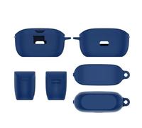 Custodia Protettiva per JBL Vibe Buds Auricolare, Copertura Protettiva Antigraffio in Silicone con Gancio, Copertura Della Custodia Della Cuffia per JBL Vibe Buds Accessori (Blu)
