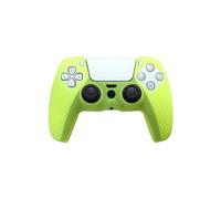 Custodia protettiva per joystick e gamepad in silicone morbido antiscivolo con borchie, giallo fluorescente, per