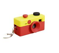 Custodia protettiva per Kodak per CHARMERA Portachiavi Fotocamera Digitale Drop-Proof Plastica Digicam Cover Misura Precisa per Blind Box 1987 Mini Fotocamera Custodia, Giallo-rosso, Custodia