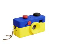 Custodia protettiva per Kodak per CHARMERA Portachiavi Fotocamera Digitale Drop-Proof Plastica Digicam Cover Misura Precisa per Blind Box 1987 Mini Fotocamera Custodia, Blu e giallo., Custodia